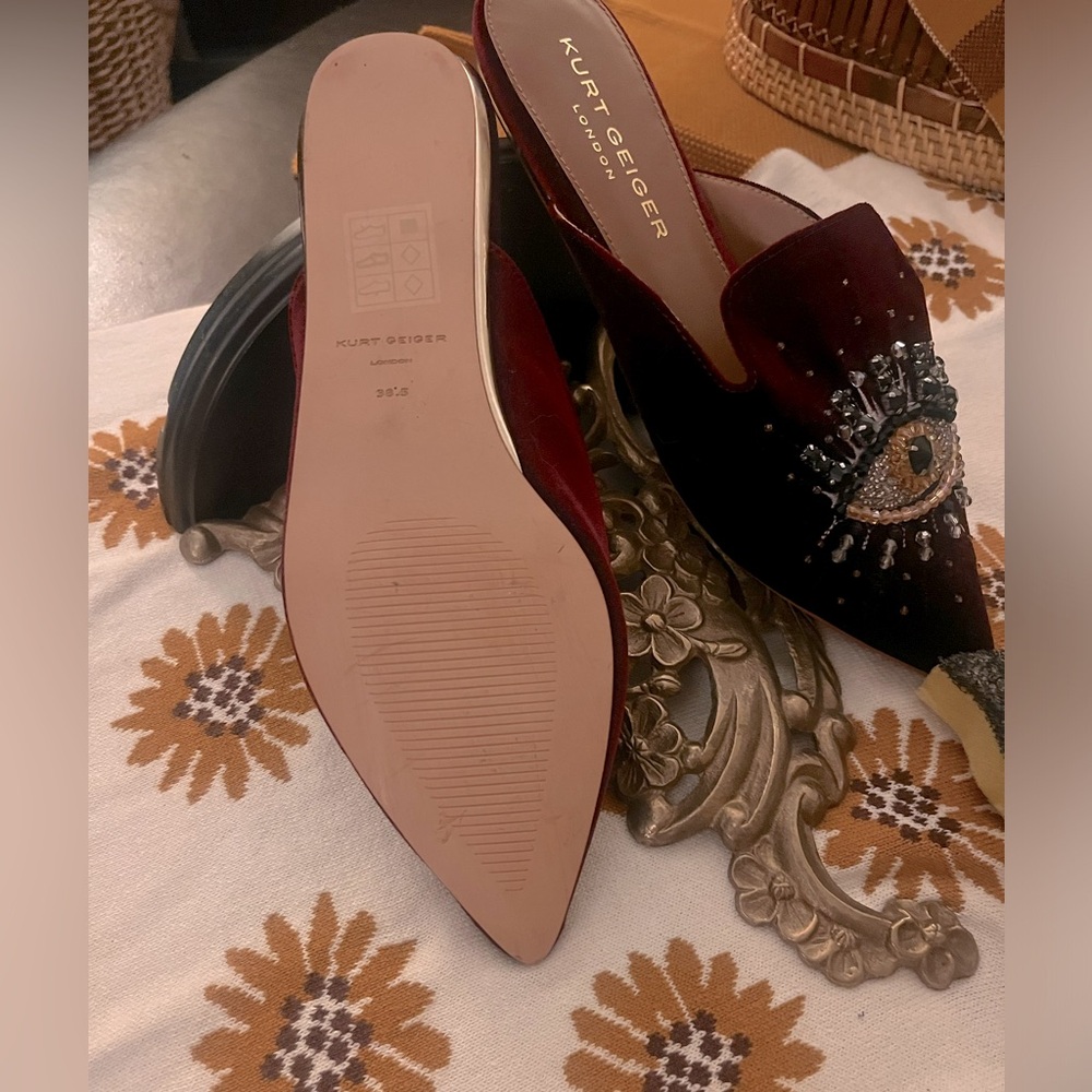 Kurt Geiger Olive Eye Mule